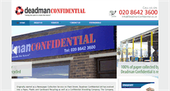 Desktop Screenshot of deadmanconfidential.co.uk